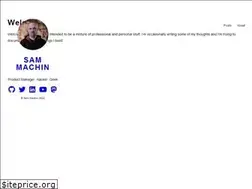 Sites similar to sammachin.com