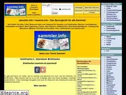 Sites similar to sammler.info