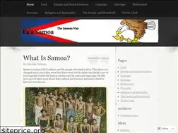 Sites similar to samoanculture.wordpress.com