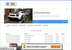Sites similar to sample-papers.com