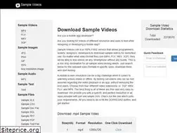 Sites similar to sample-videos.com