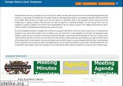Sites similar to sampleformats.org