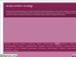 Sites similar to sampleinvitationwordings.blogspot.com