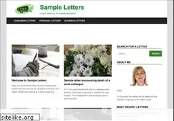Sites similar to sampleletters.website