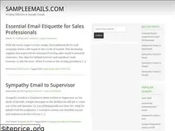 Sites similar to samplemails.com