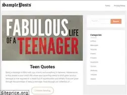 Sites similar to sampleposts.com