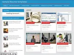 Sites similar to sampleresumetemplates.net