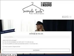 Sites similar to samplesaleamsterdamnoord.nl