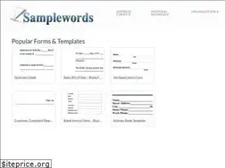 Sites similar to samplewords.com