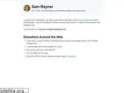 Sites similar to samrayner.com