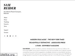 Sites similar to samreidermusic.com