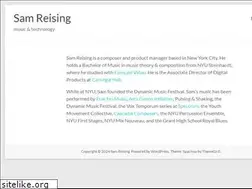 Sites similar to samreising.com