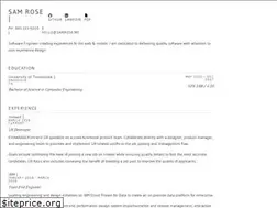 Sites similar to samrose3.github.io