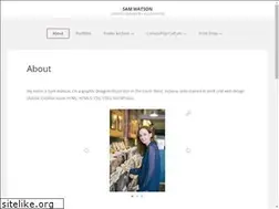 Sites similar to samrosewatson.com
