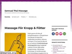 Sites similar to samruaithaimassage.se