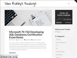 Sites similar to samrueby.com
