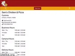 Sites similar to samschickenandpizzanj.com