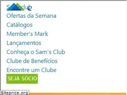 Sites similar to samsclub.com.br