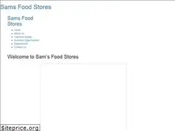 Sites similar to samsfoodstores.com
