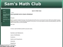 Sites similar to samsmathclub.com
