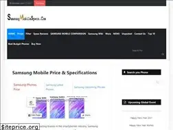 Sites similar to samsungmobilespecs.com