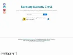 Sites similar to samsungwarrantycheck.com