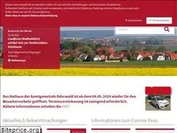 Sites similar to samtgemeinde-oderwald.de