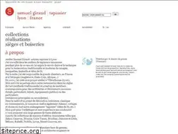 Sites similar to samuelgiraudtapissier.fr