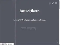 Sites similar to samuelharris.website