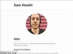 Sites similar to samuelhewitt.com