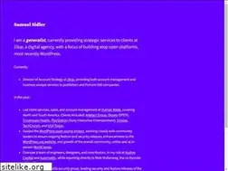 Sites similar to samuelsidler.com