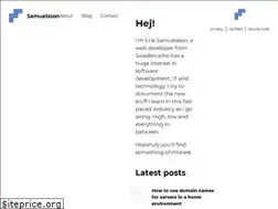 Sites similar to samuelsson.dev