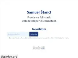 Sites similar to samuelstancl.me