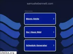 Sites similar to samuelwbennett.com