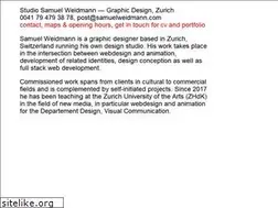 Sites similar to samuelweidmann.com