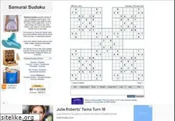 Sites similar to samurai-sudoku.com