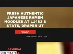 Sites similar to samurainoodleutah.com