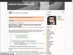 Sites similar to samuraiprogrammer.com