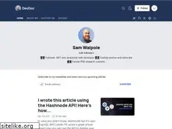 Sites similar to samwalpole.com