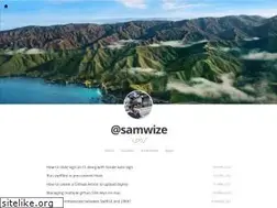 Sites similar to samwize.com