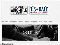 Sites similar to sanantonioautotitles.com