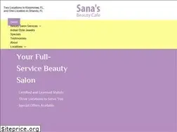 Sites similar to sanasbeautycafe.com