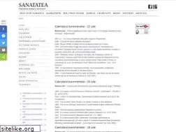 Sites similar to sanatatea.com