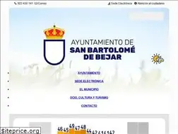 Sites similar to sanbartolomedebejar.es