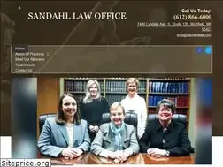 Sites similar to sandahllaw.com