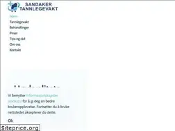 Sites similar to sandakertannlegevakt.no