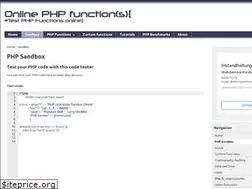 Sites similar to sandbox.onlinephpfunctions.com