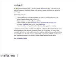 Sites similar to sandeep.dev