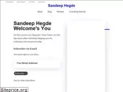 Sites similar to sandeephegde.com