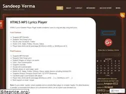 Sites similar to sandeepverma.wordpress.com